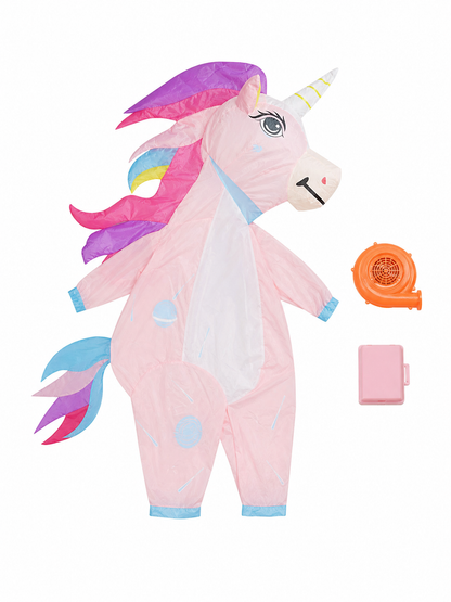 Inflatable Unicorn Costume with Wings for Parties