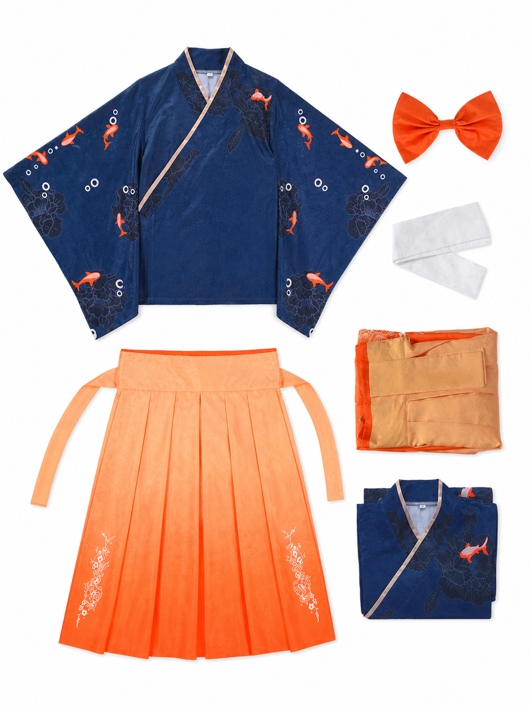 Amelia Watson Kimono-Style Cosplay Dress