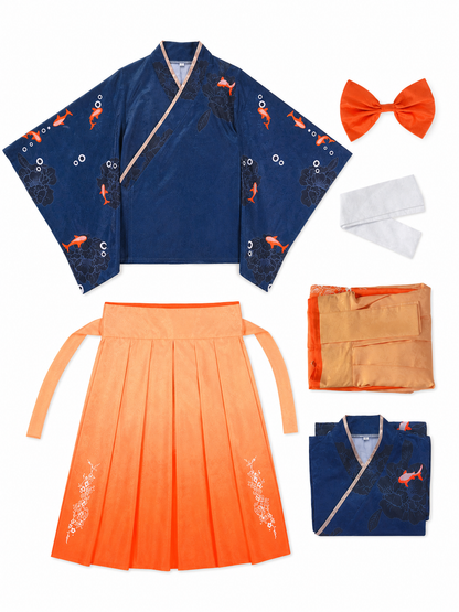 Amelia Watson Kimono-Style Cosplay Dress