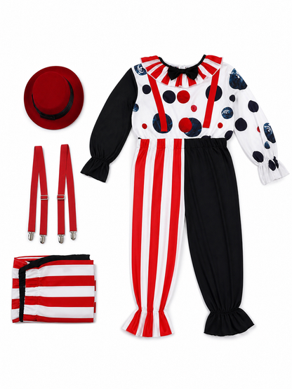 Clown Costume with Pants and Hat