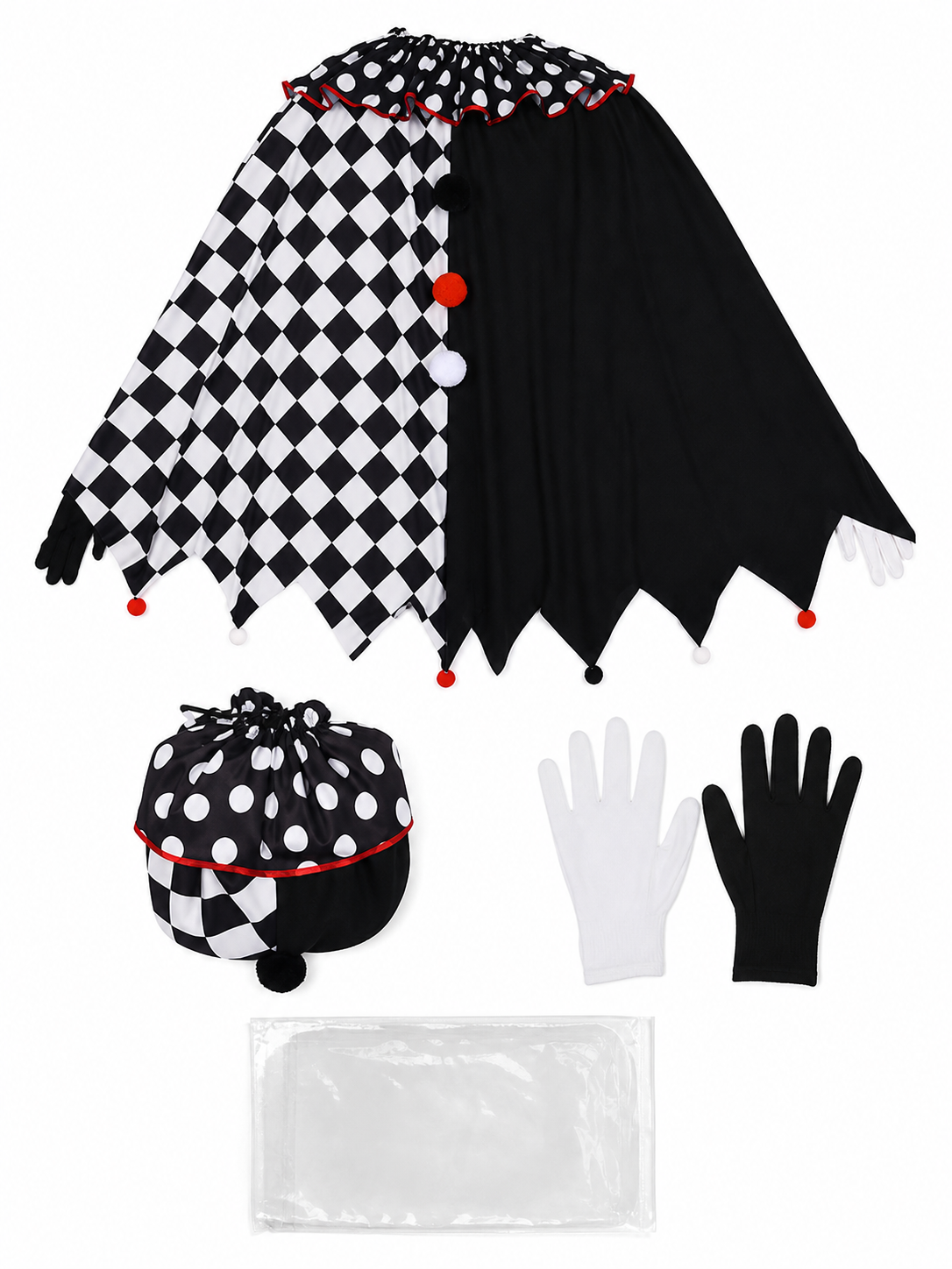 Clown Cape for a Carnival Costume