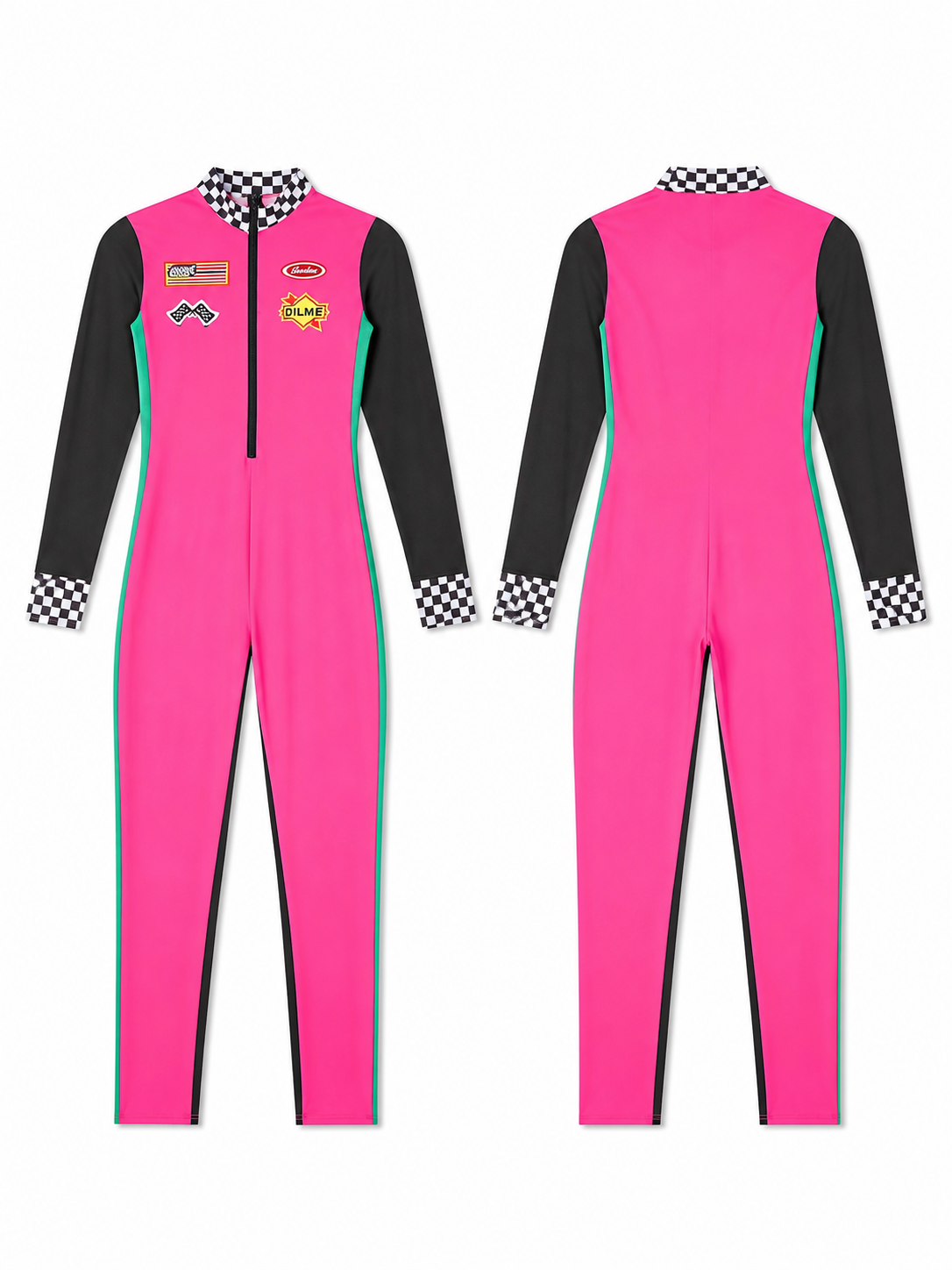 Professional Racing-Style Jumpsuit with Emblem