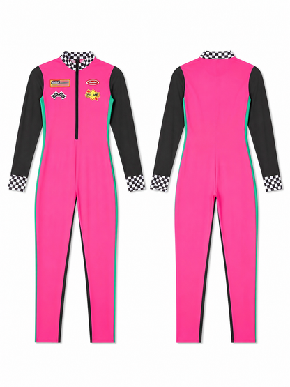 Professional Racing-Style Jumpsuit with Emblem