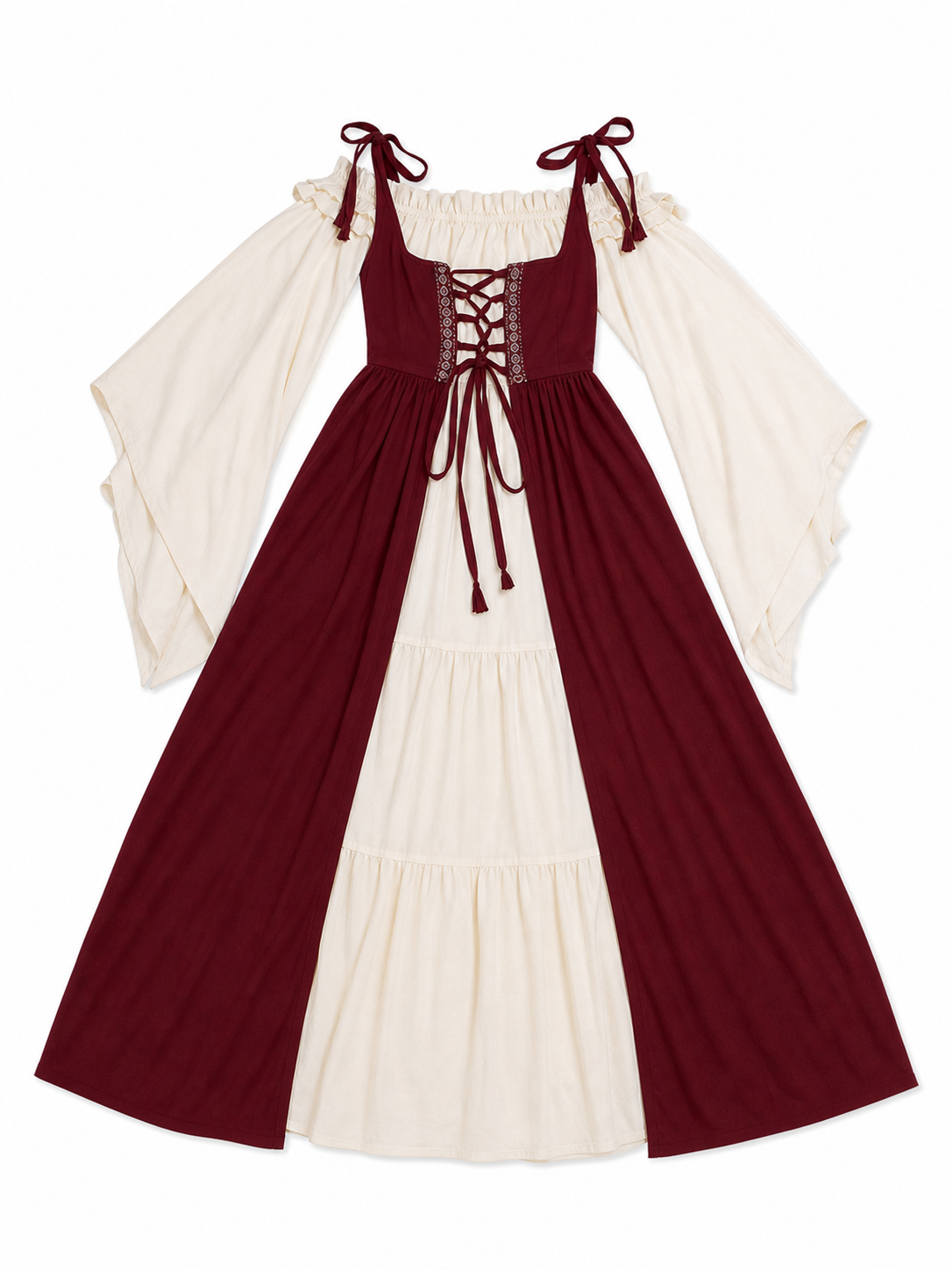 Renaissance-Style Costume Dress with Lacing included items 2