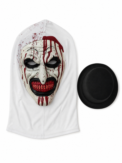 Hooded Clown Mask for Halloween and Cosplay