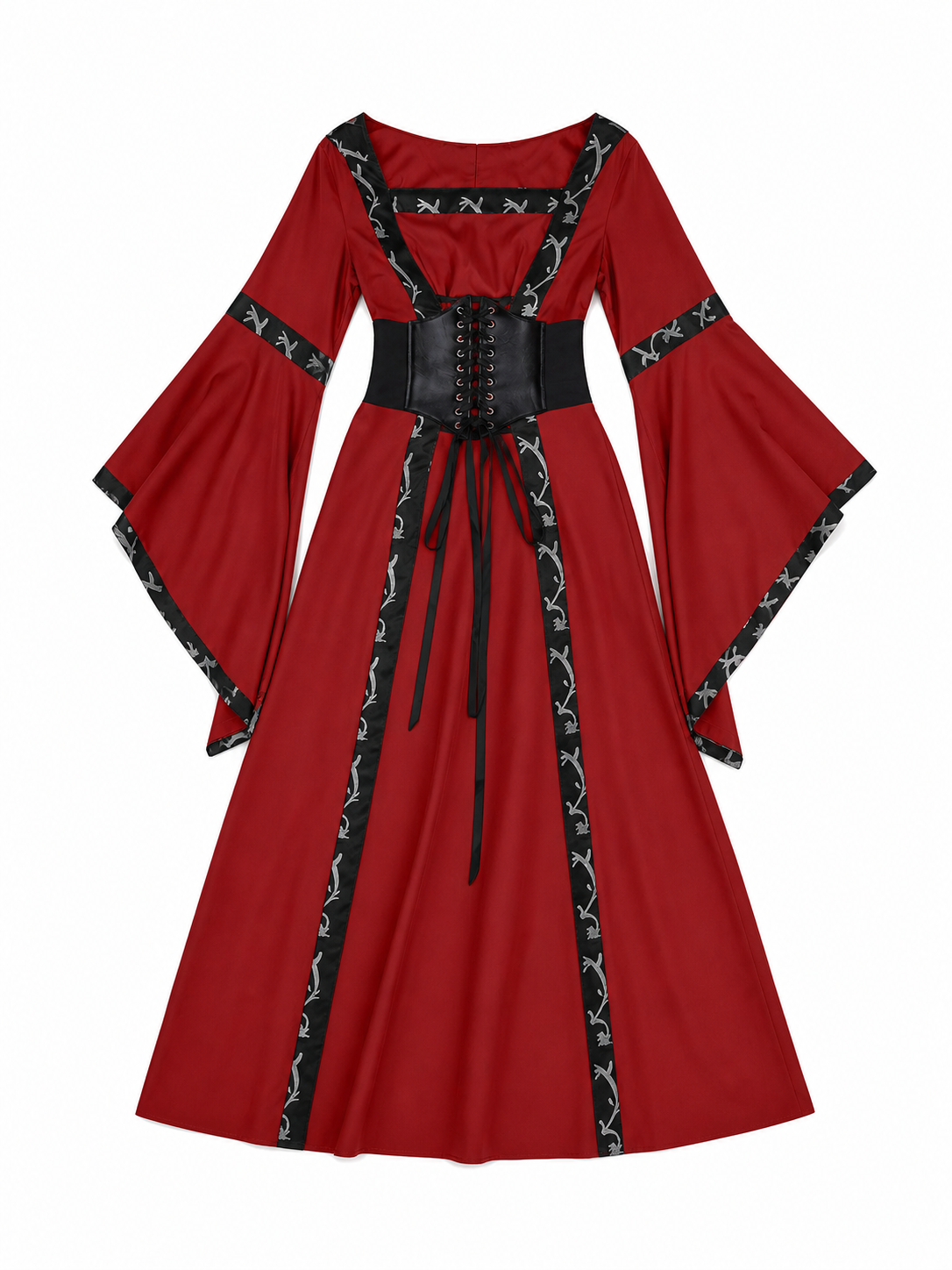 Gothic Medieval Hooded Dress