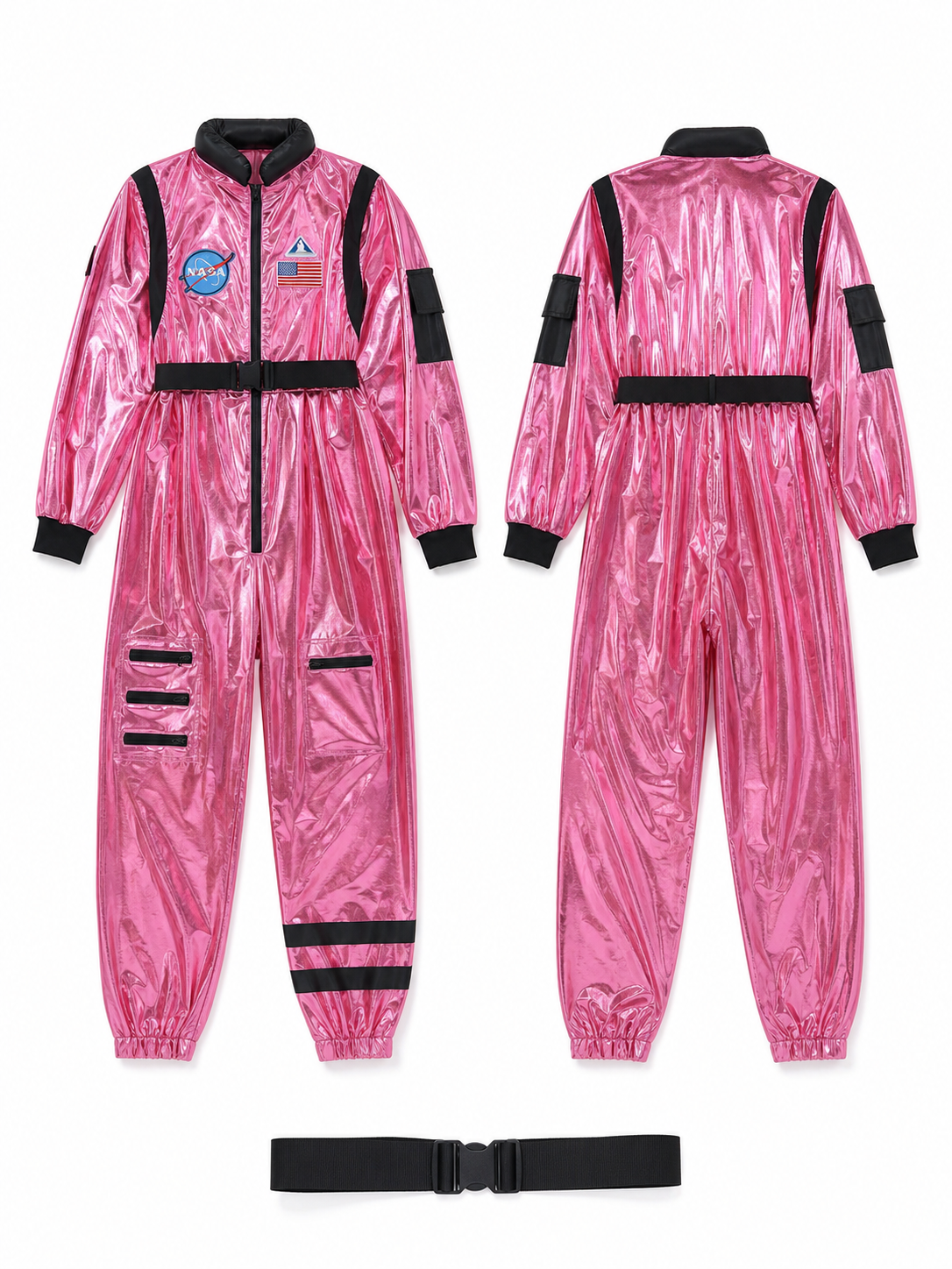 Pink NASA Astronaut Jumpsuit for Cosplay