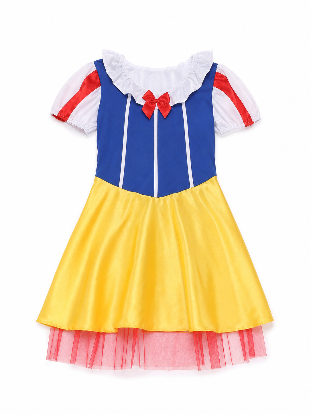 Snow White Cosplay Costume, Bow-Accent Dress included items