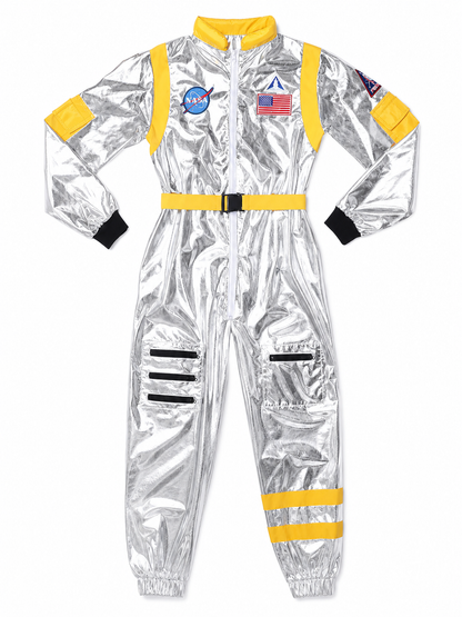 Silver Space Jumpsuit for Cosplay