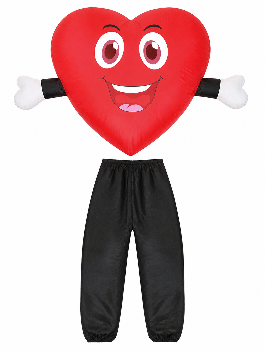 Inflatable Smiley Heart Decoration included items 2