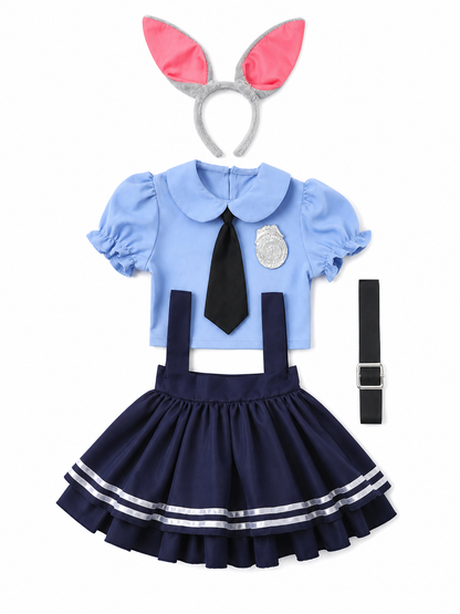 Bunny Stage Costume with Ears and Full Skirt included items