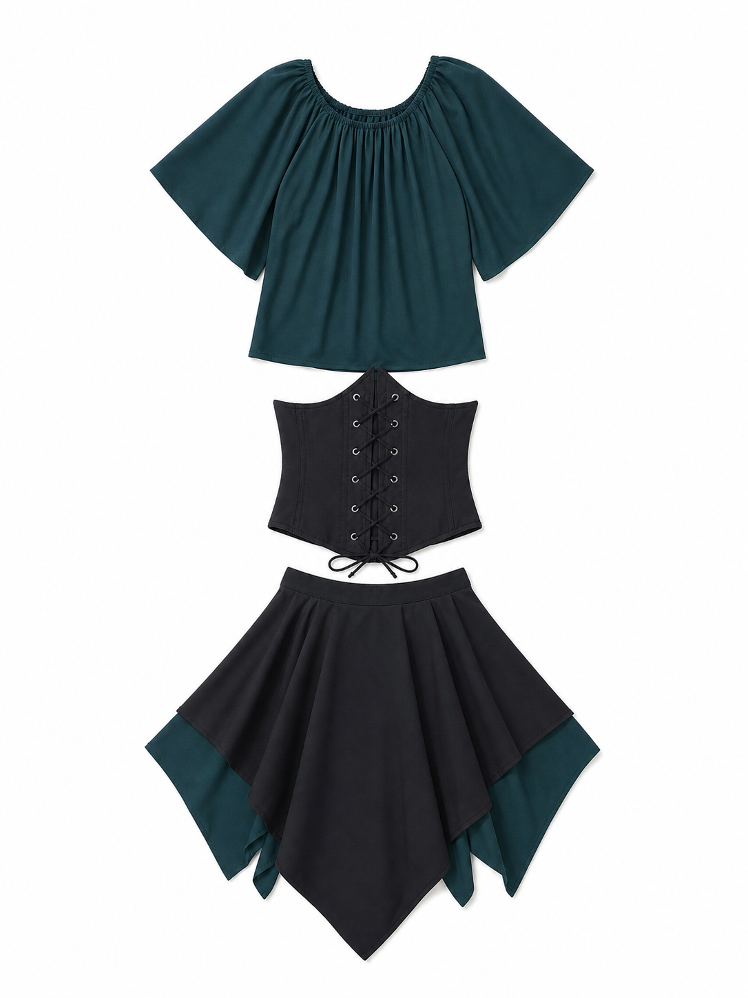 Gothic Medieval-Style Cosplay Dress