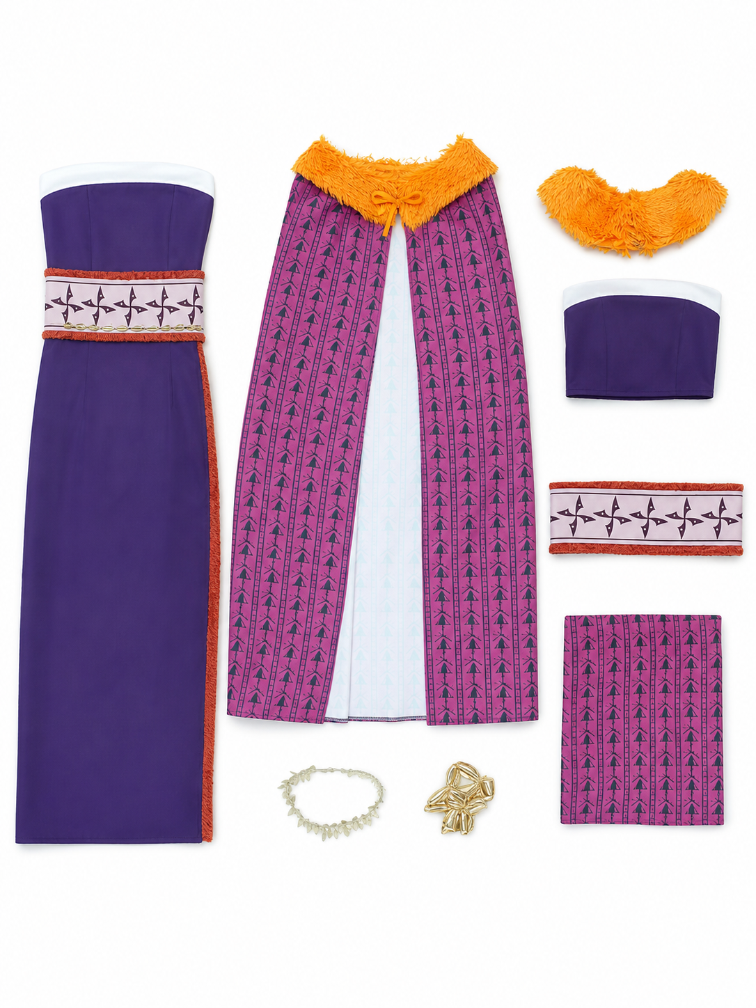 Matangi Cosplay Costume: Dress and Cape