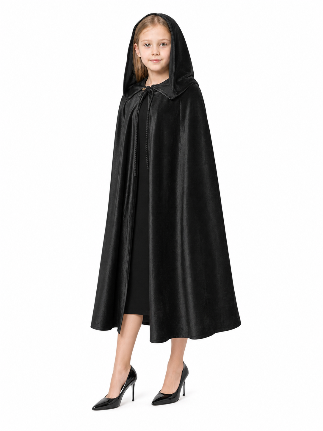 Black Hooded Costume Cape, Cosplay