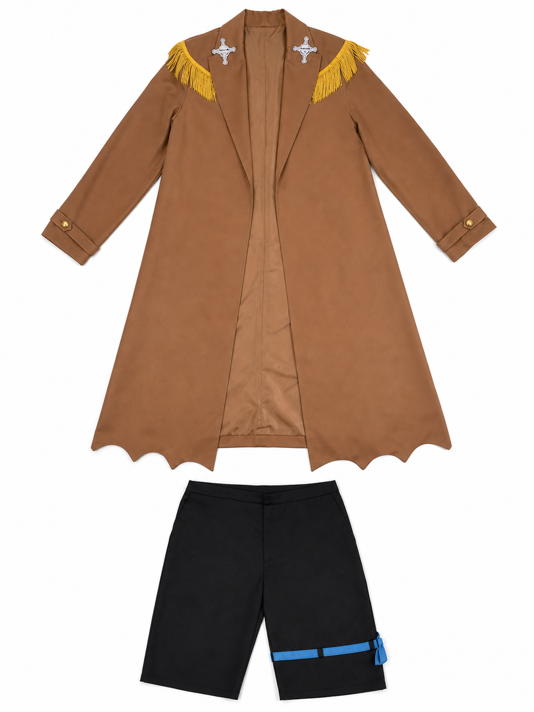 Ace One Piece Cosplay Costume: Coat and Accessories