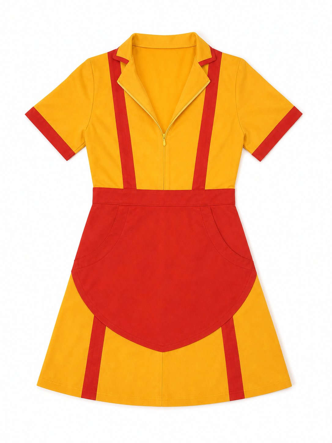 Diner-Style Carnival Dress with Apron