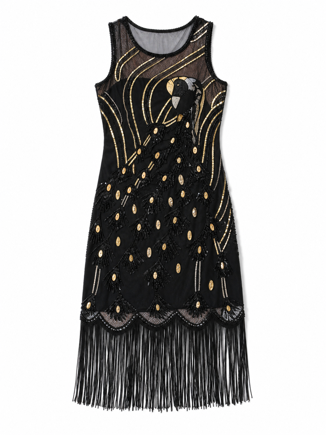 1920s-Style Fringe Party Dress