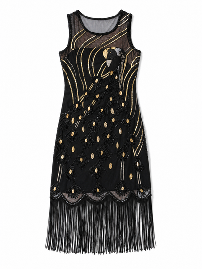 1920s-Style Fringe Party Dress