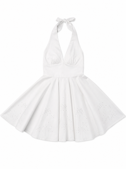 Marilyn Monroe-style dress for masquerade, white