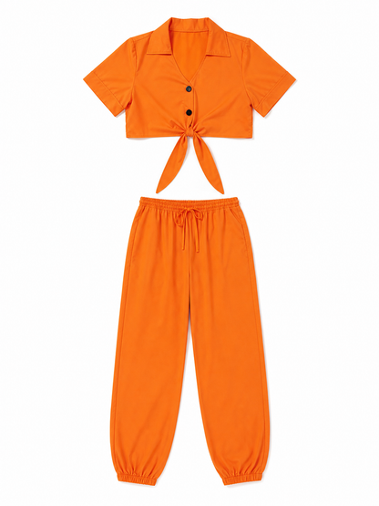 Prisoner Cosplay Costume: Top, Pants, Handcuffs