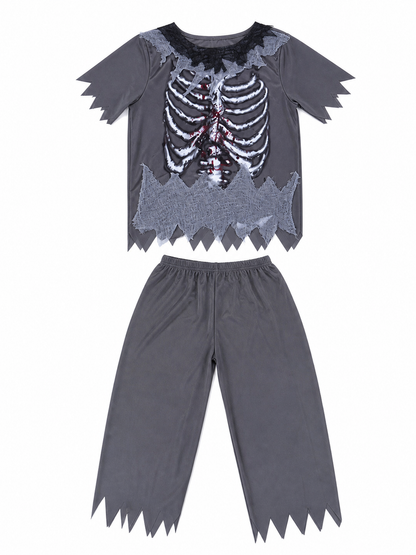 Halloween Skeleton Costume: Shirt and Pants