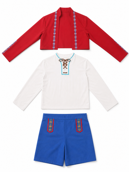 Historical Character Costume for Cosplay with Shorts