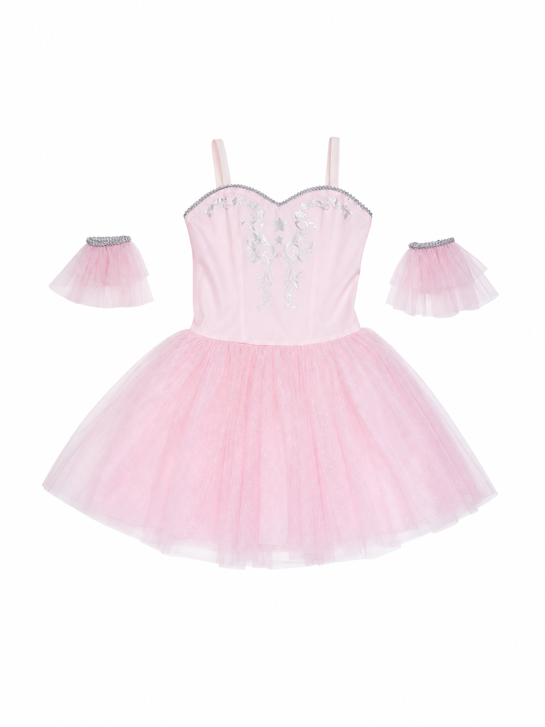 Ballet Stage Dress with Tutu Skirt