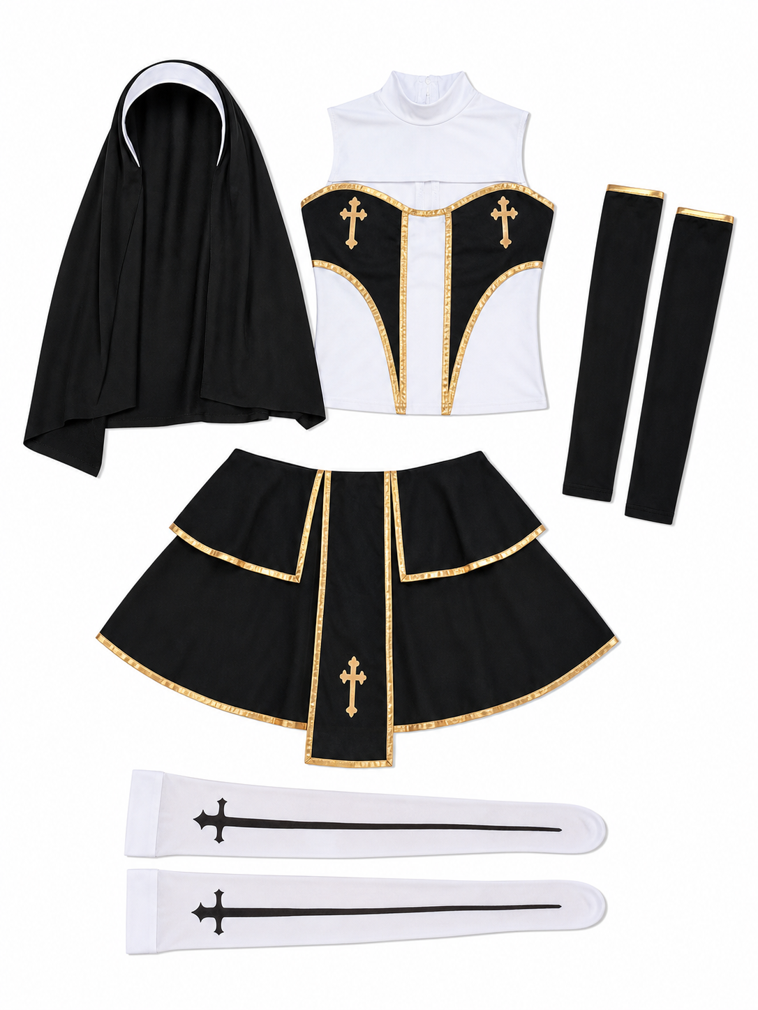 Religious-Style Carnival Costume for Cosplay
