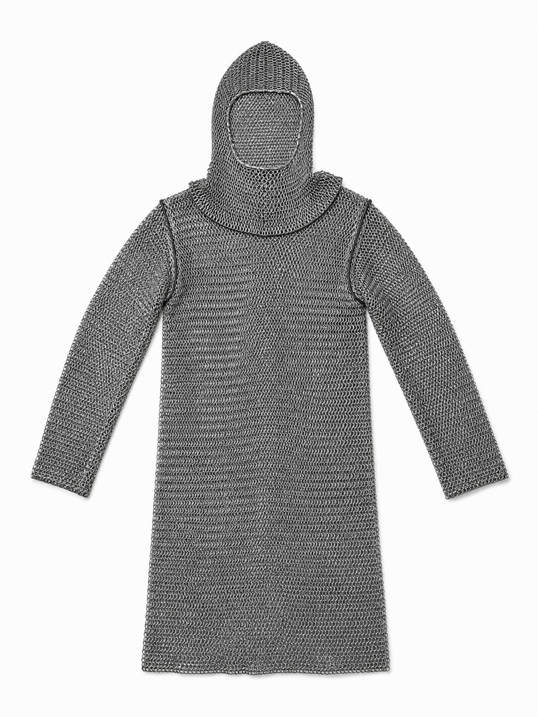 Hooded Long-Sleeve Dress, Above the Knee included items