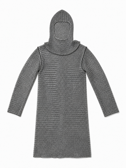 Hooded Long-Sleeve Dress, Above the Knee included items