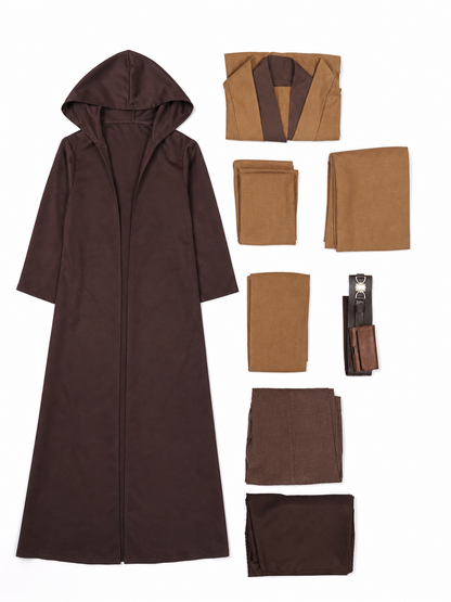 Obi-Wan Kenobi Cosplay Costume, Multi-Piece Set