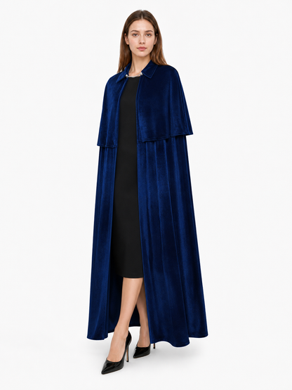 Dark Navy Vampire Costume Cloak