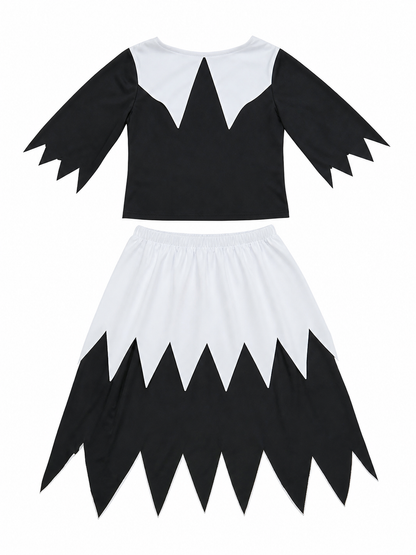 Halloween witch costume with hat and dress included items