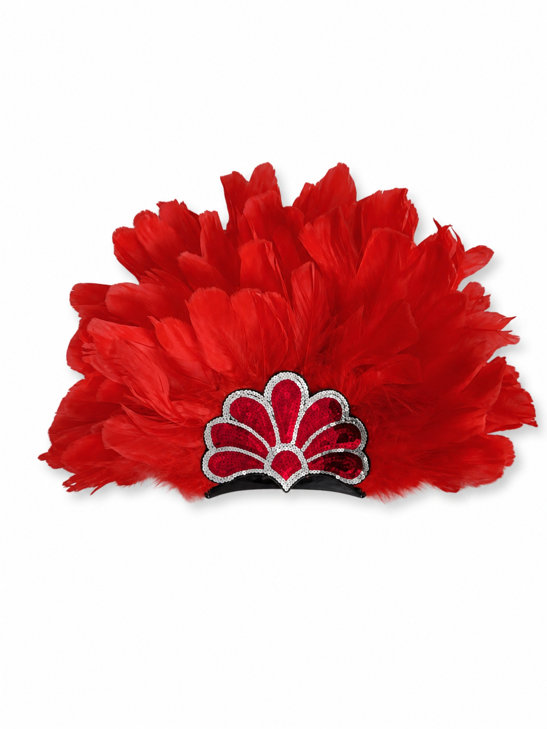 Red Feather Carnival Headpiece product view 43