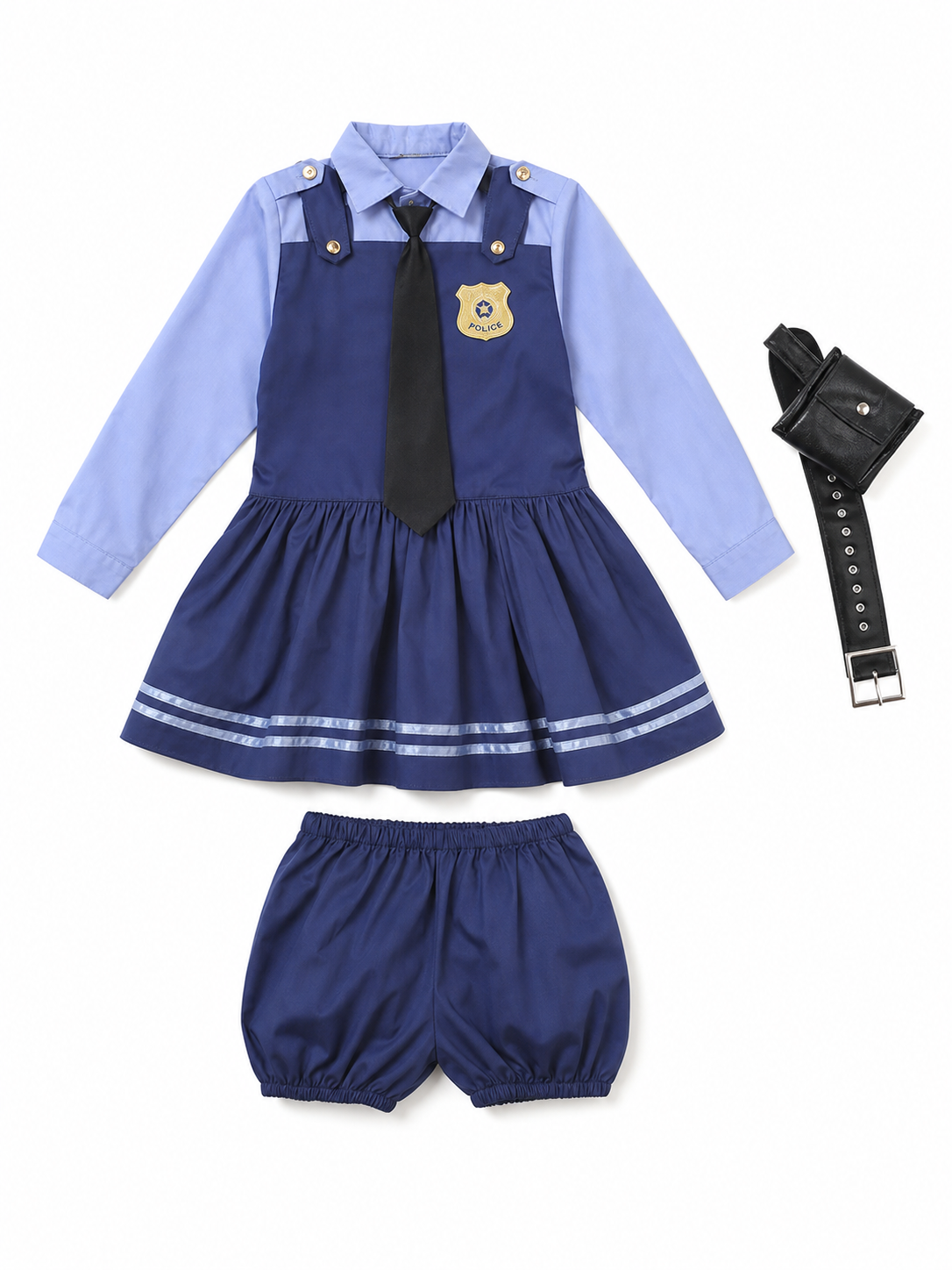Judy Police Officer Costume with Skirt
