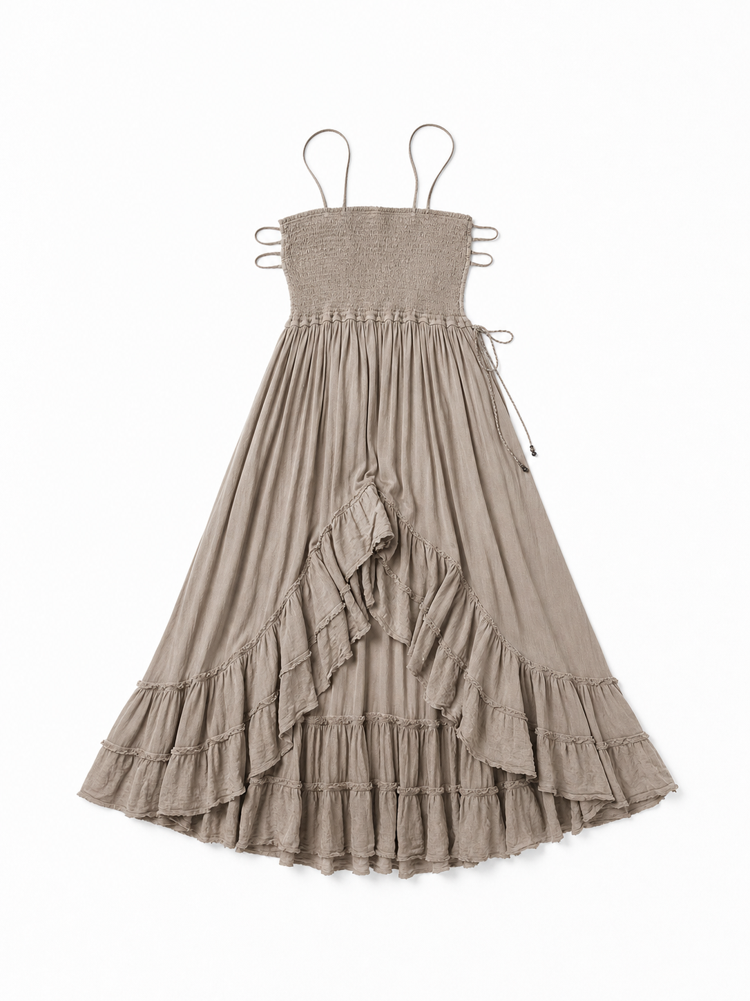 Strapless Boho Maxi Dress