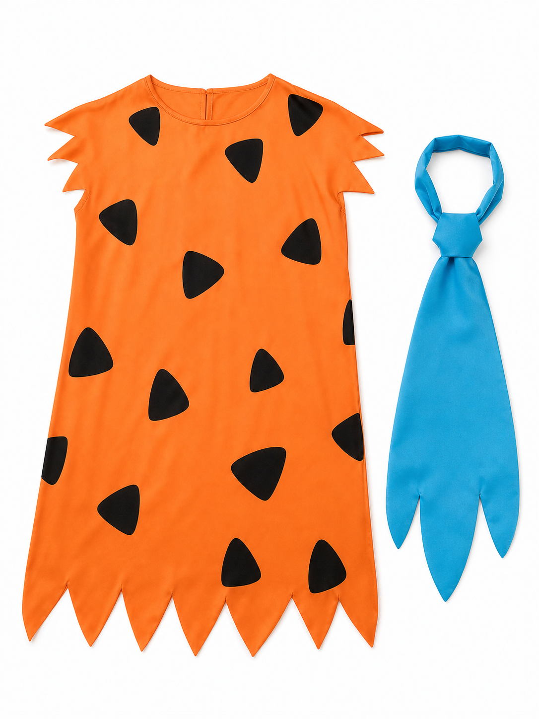 Orange Dress with Black Spots and Blue Accessory included items 5