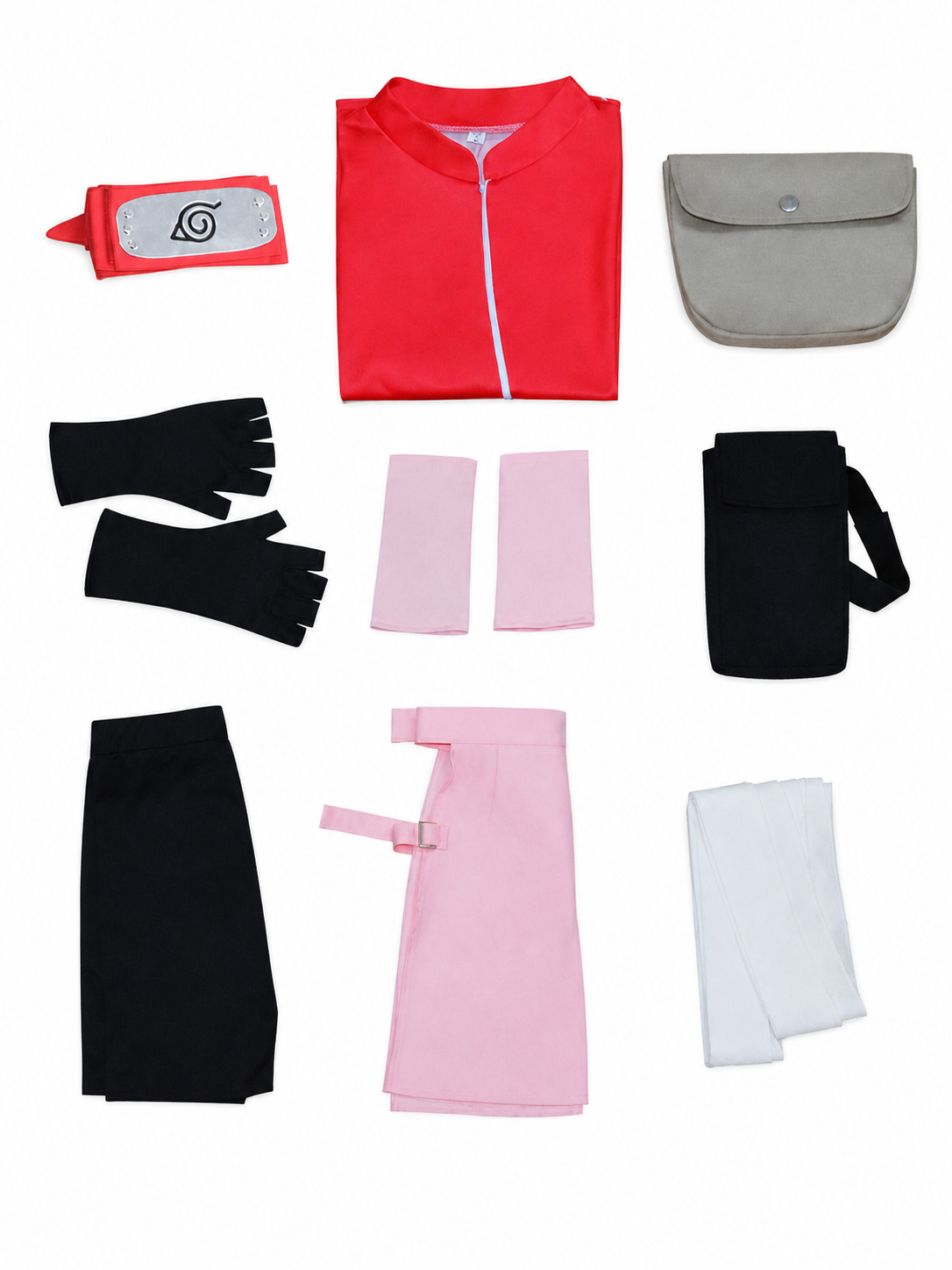 Sakura Haruno Cosplay Costume from Naruto