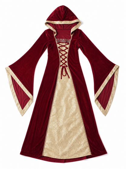 Medieval Hooded Zombie Cosplay Costume