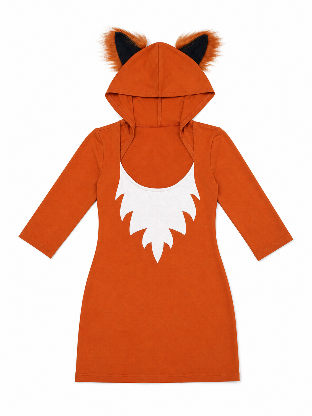 Fox Hooded Dress Costume for Cosplay and Halloween