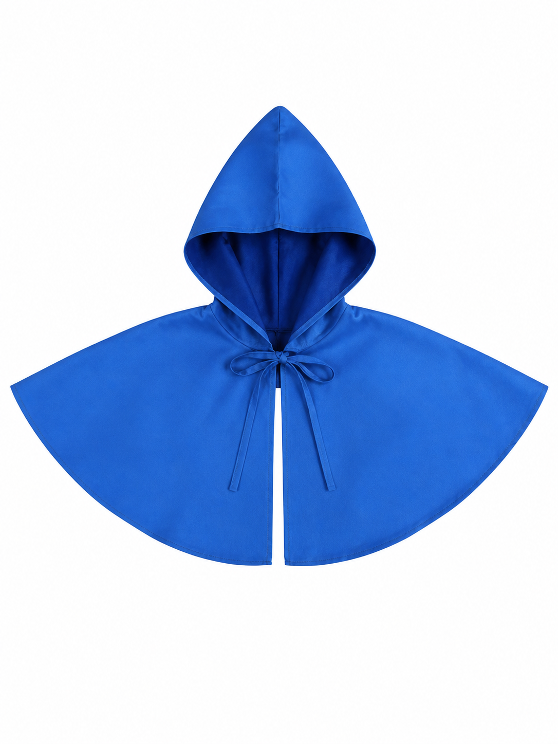 Medieval Hooded Cape Cloak with Ties