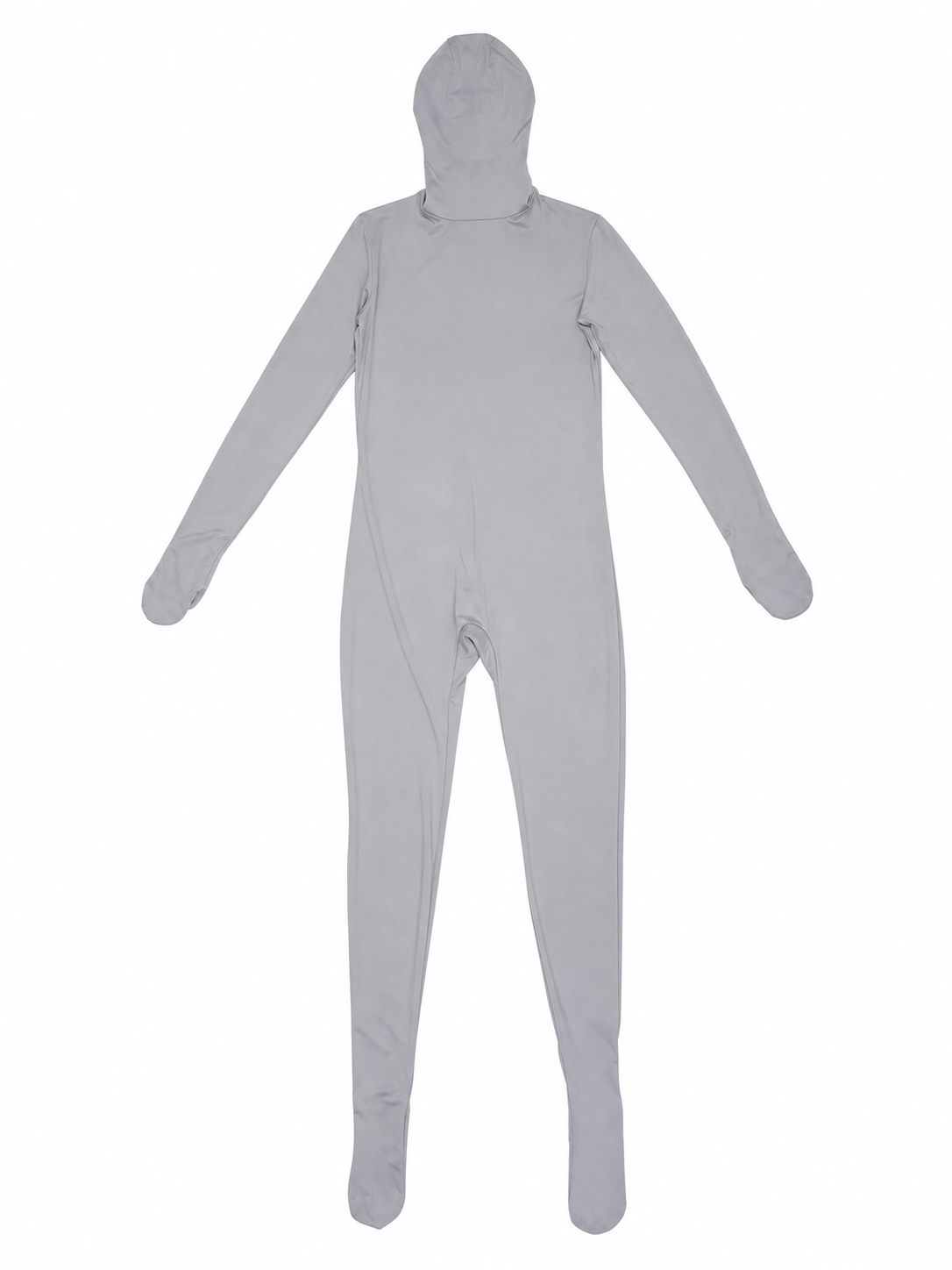 Gray One-Piece Invisibility Suit for Cosplay