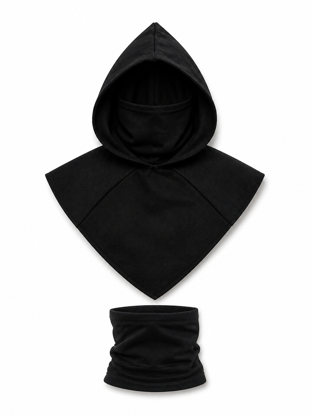 Black Carnival Cloak with Hood and Mask included items 5