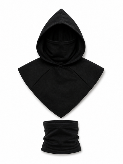 Black Carnival Cloak with Hood and Mask included items 5