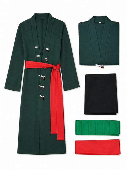 One Piece Zoro Cosplay Costume in Wano Style