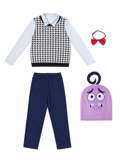 Inside Out 2 Carnival Costume with Mask and Pants