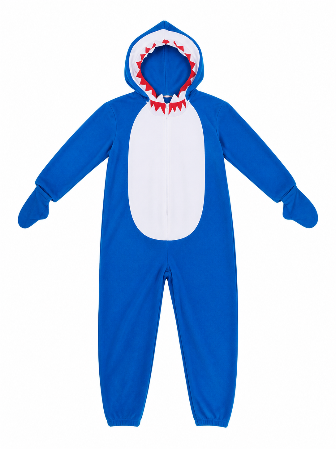 Shark costume, jumpsuit for parties