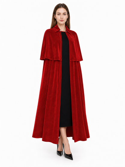 Dark Red Vampire Costume Cape