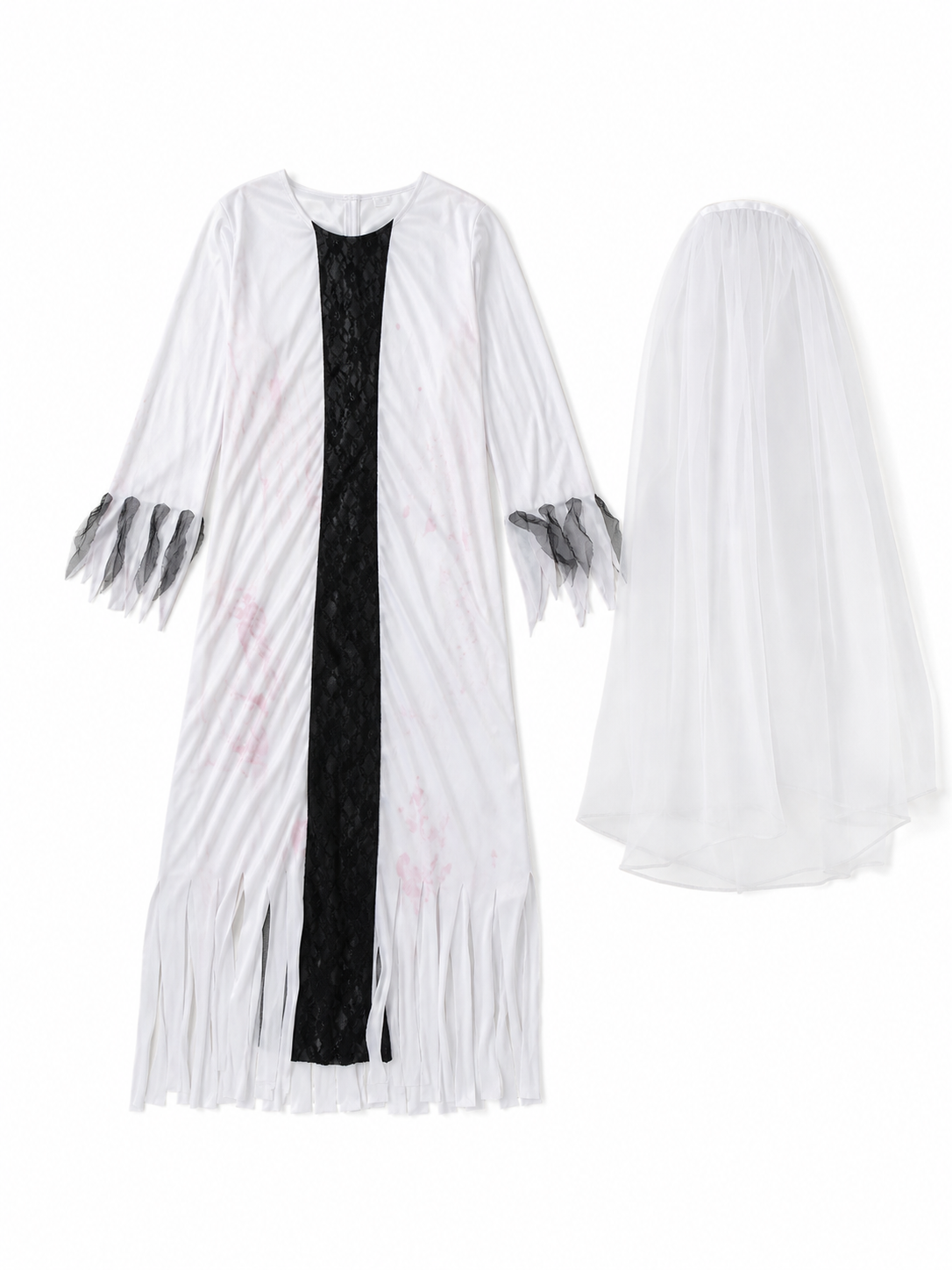 Ghost Costume with Veil for Halloween