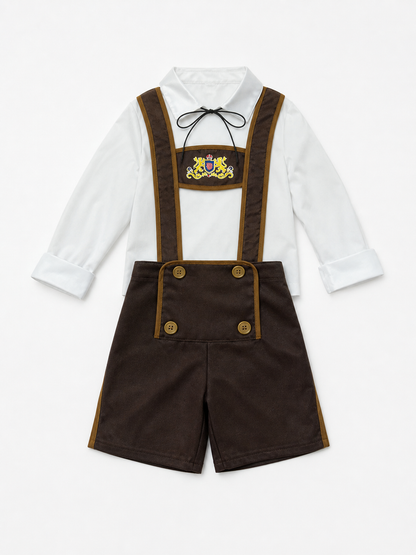 Bavarian-style carnival costume for performances